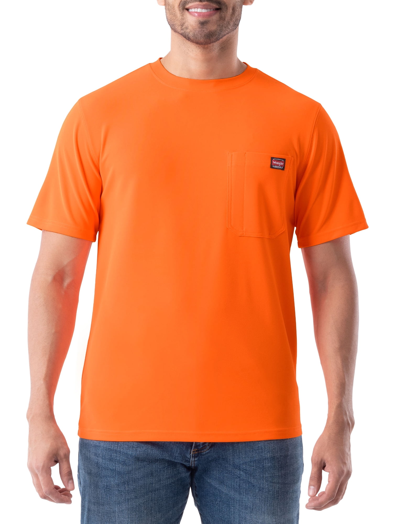 Wrangler Workwear Men's Short Sleeve Performance Tee 2-Pack Bundle
