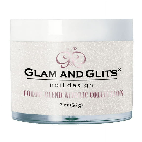Glam & Glits - Manicure Nail Acrylic Color Powder  2oz/Jar - Ice Breaker  - BL3093