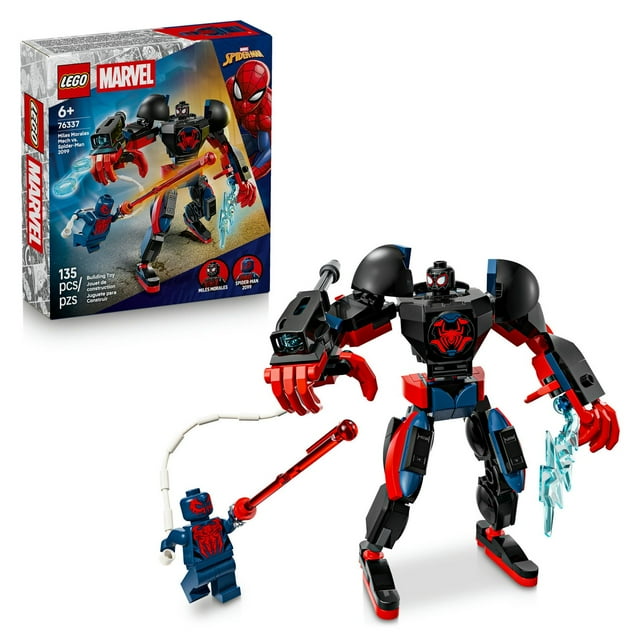 Set LEGO Super Heroes Armadura Robótica de Miles Morales vs SpiderMan 76337