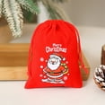thumbnail image 6 of ToyKingdee Small Coth Christmas Gift Bags with Drawstring, Jewelry Bags Bulk, Mini Velvet Pouch for Wrapping Holiday Party Favors or Gifts for Friends, 6 of 7
