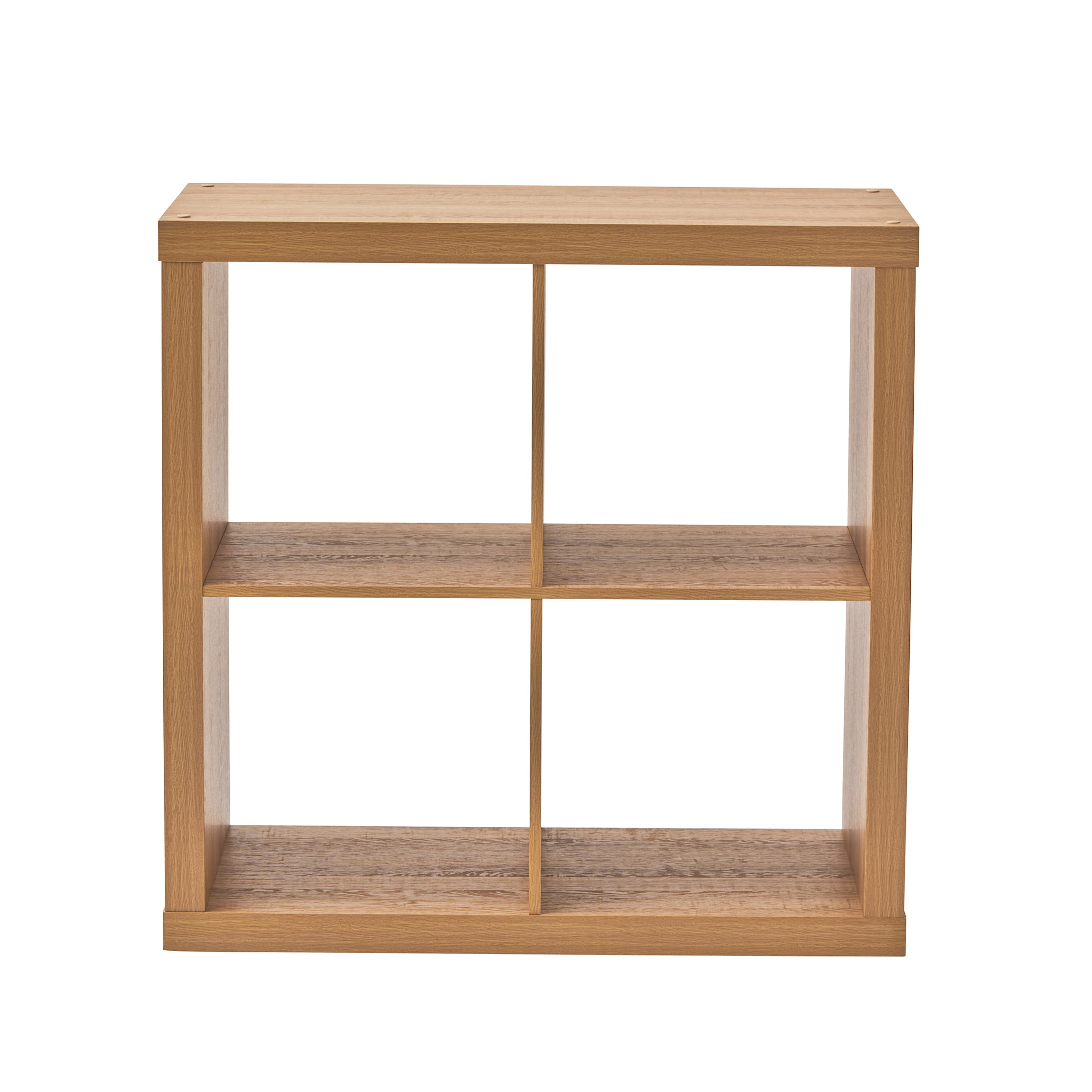 Better Homes & Gardens 4Cube Storage Organizer, Light Honey  (图4)