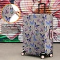 thumbnail image 4 of Beige Butterfly Flower Pattern Luggage Cover Fashion Suitcase Cover Baggage Covers Fit 25-28 Inch Luggage (Go Travel), 4 of 5