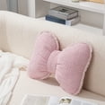 thumbnail image 5 of PONPRNGY Bow Pillow Cute Solid Color Bowknot Sofa Cushion Coquettish Decorative Throw Pillow for Living Room Bedroom Bed Sofa Home Decor, 5 of 6