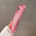 thumbnail image 5 of Allytechgroup iPhone 15 Pro Max Case with Lanyard, Clear TPU PC Hybrid Shockproof Anti-Scratch Corner Protective Bumper Wireless Charging Support Hand Strap Cover for Apple iPhone 15 Pro Max,Pink, 5 of 10