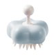 thumbnail image 2 of Cepillo Masajeador de Cuero Cabelludo para El Lavado Del Cabello | Cabezal de Silicona de 3 Niveles (Suave/Medio/Duro) | Herramienta Manual para El Cuidado Del Cuero Cabelludo y El Champú | 1 Unidad, 2 of 6
