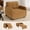 Brown, variant on Zero Wall Clearance Sleeper Sofa, 75.6" Extra Long Convertible Armchair Bed with Deep Seat, 2-Step Easy Transformation Single Sofa for Small Spaces, Green
