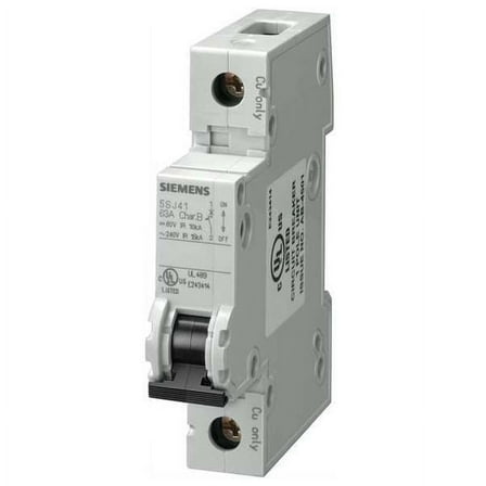 Siemens IEC Mini Circuit Breaker,2A,1P,240V 5SJ41027HG40