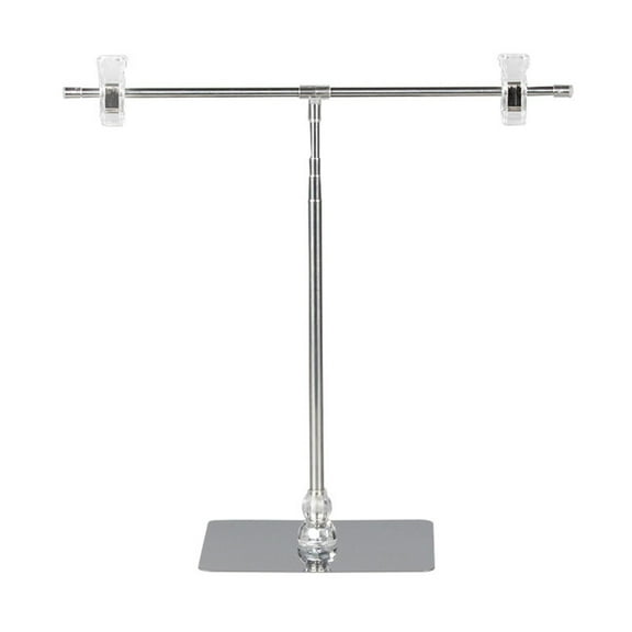figatia Adjustable Sign Stand Poster Holder Floor Standing Vendor Events Banner Display Rack with Clips for Retail Counter Restaurant