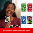 thumbnail image 4 of UNO Playing Card Game and Adults, Classic Family Party Card Game, Strategy Matching Game for 2–10 Players, 4 of 6