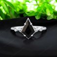 thumbnail image 5 of SHREENATHJEWELRY 9x5MM / 2CT Kite Cut Onyx Engagement Ring CZ Diamond Proposal Ring Alternative Fine Jewelry Gift For Her, 5 of 5