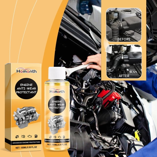 Wzzjkit Cleaning Supplies Engine Protection Agent Motorcycle Noise Reduction Rust Proof Agent Car Maintenance Agent 100ml