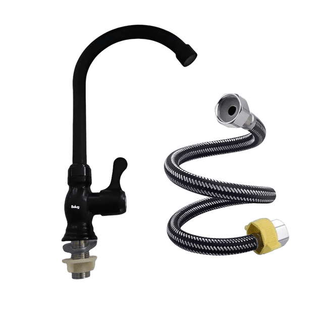 Grifo Filtro Purificador De Agua Llave Para Tarja Cocina Belug, Negro