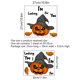 thumbnail image 5 of Etiqueta engomada de la pared de calabaza de Halloween JAMW Sencillez, 5 of 5