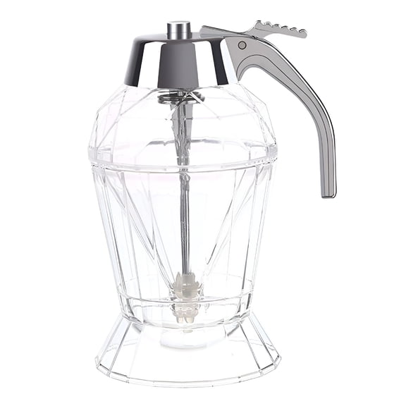 ACDANC Nesting No-Drip Maple Syrup Dispenser - Honeycomb Design Glass Jar (8Oz Capacity) for Kitchen,Pancakes,and Coffee - Honeycomb Glass Syrup Dispenser