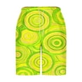 thumbnail image 4 of Sentmoon Swim Trunks Men 2025 Summer Fashion Print Drawstring Elastic Waist Swimwear with Pockets Loose Wide Leg Quick Dry Bathing Suit Active Man for Weekend Outings Yellow XL, 4 of 4