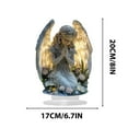 thumbnail image 6 of sdhkgrrt under $5 Acrylic Religious Decor, St. Benedict Acrylic Stand,Religious Home Decor,Bohemian Style Desktop Ornament,Spiritual Protection Sign,Graceful Religious Artwork, 6 of 6