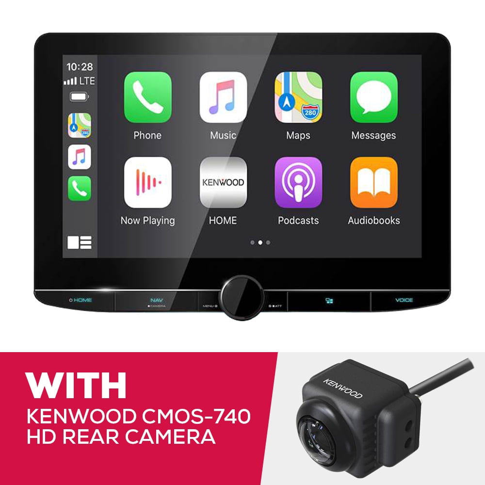 Kenwood DNR1007XR Navigation Multimedia Receiver and CMOS740HD HD Rear