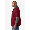 thumbnail image 4 of KingSize Men's Big & Tall Lightweight Hangdown Hoodie, 4 of 4