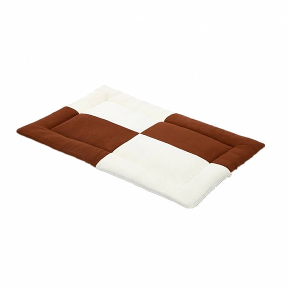 XIBUFE 2026 New Washable Dog Bed,Lightweight&Breathable, Comfortable Experience Dog Mat,Waterproof&Durable, Easy to Clean Cat Beds for Indoor Cats,Brown,Xxs