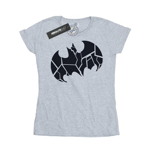 DC Comics T-Shirt en Coton Batman une Couleur pour Femmes