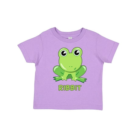 

Inktastic Ribbit Cute Green Frog Gift Toddler Boy or Toddler Girl T-Shirt