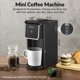 thumbnail image 5 of Mecity Mini cafetera, de un solo servicio, cafetera de una taza para café molido K, té, de 6 a 12 on, 5 of 8
