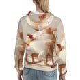 thumbnail image 7 of Cauagu Relaxing Cat With Tea for Women's Hooded Sweatshirts Pullover Hoodie for Women Fall Workout Sweat Long Sleeve Preppy Sweatshirts-, 7 of 7