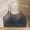 Gray, variant on Avrnliq Wireless Seamless Bralette for Women Floral Jacquard Spaghetti Strap Camisole Bra One Size Blue