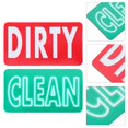 thumbnail image 2 of 1pc Useful Magnetic Indicator Dual Side Cleaning Sign Dishwasher Magnet Sign, 2 of 4