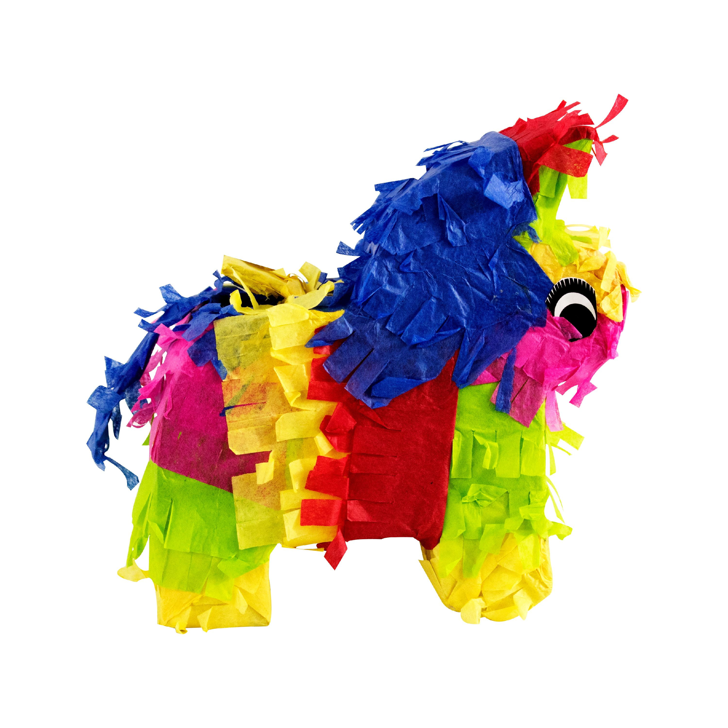 Extra Mini Donkey Party Pinata, 8" Pinata, Traditionally Handcrafted