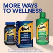 Natures Way Alive! Mens Daily Ultra Multivitamin Tablets, with Methylated Vitamin B12, 60 Count