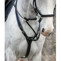 Rambo Micklem Breastplate Size: Full Color: Black