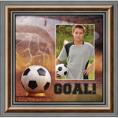 Soccer Frame - Soccer Picture Frame, Personalized Soccer Gifts for Soccer Players, 10x10 6367