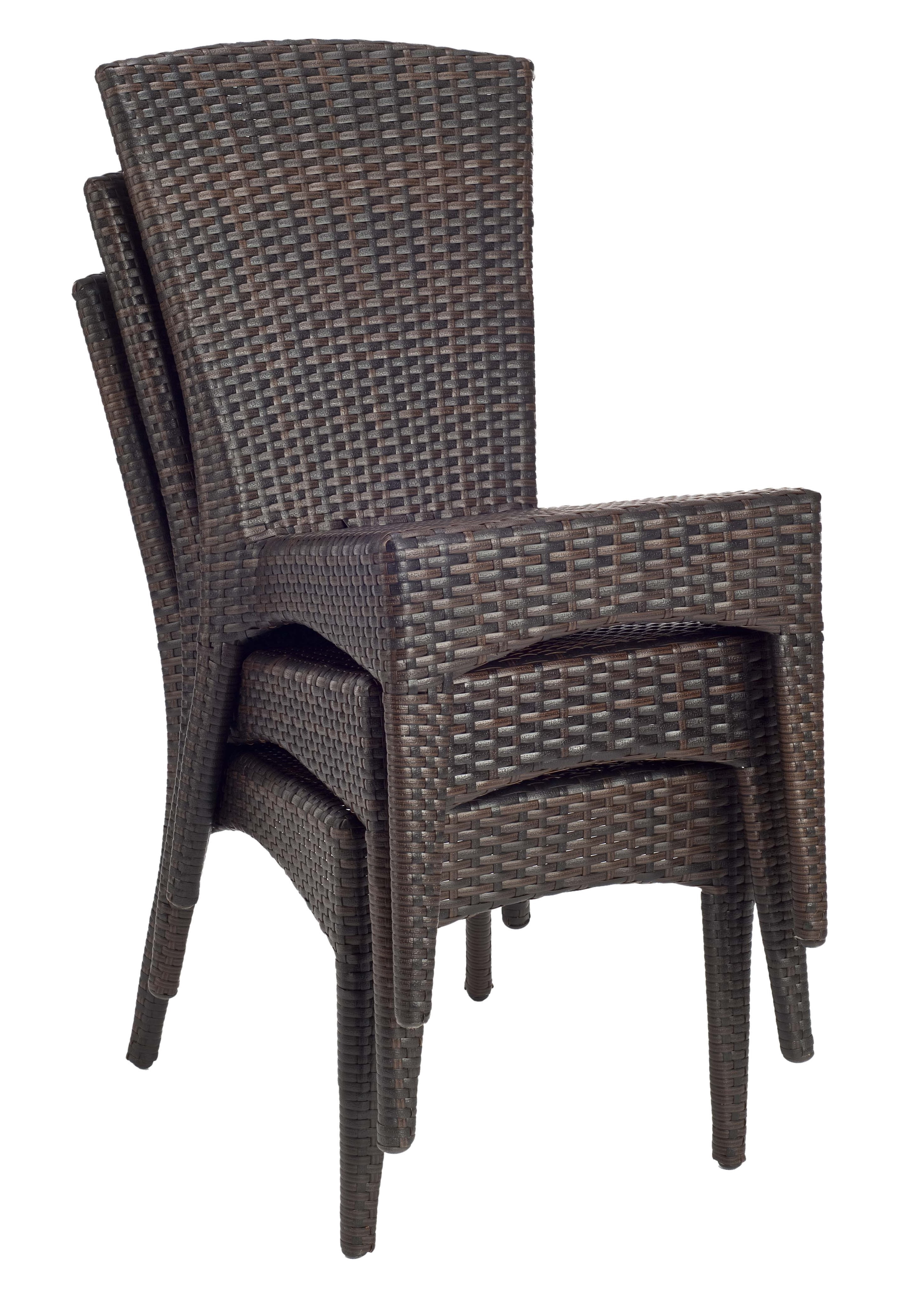 safavieh ozark 4 piece outdoor set on Safavieh New Castle Outdoor Patio Side Chair Set Of 2 Black Brown Walmart Com Walmart Com