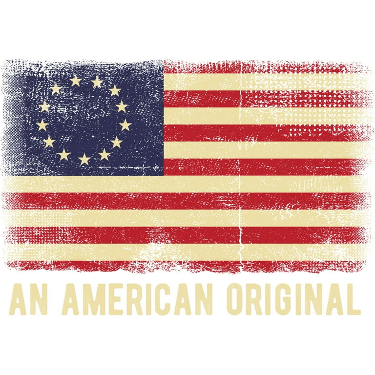 Betsy Ross American Original For 4th of July White Graphic Crew Neck Sweatshirt Design By Humans XL