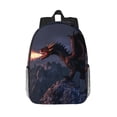 thumbnail image 1 of Easygdp Fire Breathing Dragon Twilight Mochila Ligera de 15 Pulgadas para Estudiantes, Mochila Cómoda para la Escuela y Viajes, Correas Ajustables, 1 of 6