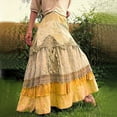 thumbnail image 2 of XJDJHC Summer Skirts for Women 2024 Boho Tiered Long Lace Skirt Maxi Net Flared Long Maxi, 2 of 5