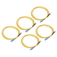 thumbnail image 2 of 5PCS Fiber Optic Extension Cable Halogen Free Anti Aging UPC SC to ST Fiber Cable for Electricity, 2 of 8