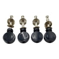 thumbnail image 2 of Yinanstore 4x Piquets de Réglage Ukulélé Tuners Banjo Pièces de Rechange Robustes pour Machine de Réparation de Performance en Direct Argent et Noir, 2 of 8