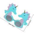 thumbnail image 2 of Festival Sunglasses Unicorn Design Kids Party Props Abs Material Enhancing Atmosphere 2Set, 2 of 4