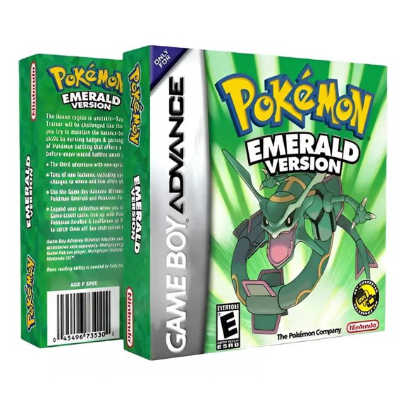 Pokémon Emerald Gba Juego Físico En Caja Con Protección