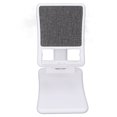thumbnail image 4 of Soporte portátil plegable para teléfono móvil con altura y ángulo ajustables para tabletas, color blanco, 4 of 10