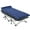 Blue grey pad +blue bed, variant on NAIZEA 75" Portable Folding Bed for Adult, Heavy Duty Rollaway Guest Bed Sleeping Cot with Mattress, Outdoor Camping Cot with Carry Bag