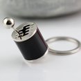 thumbnail image 1 of Auto Part Model Gear Box Keychain Six-speed Manual Transmission Shift Lever Keyring Key Chain Ring Keyrings Keyfob (Black), 1 of 3