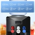 thumbnail image 3 of Auseo 3-in-1 Water Cooler Dispenser with Built-in Ice Maker, Top Loading Water Coolers with 3 Temperature Settings, 5 Gallon Bottle, Child Lock, 27Lbs/24H Ice Maker Machine-Black, 3 of 7