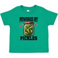 thumbnail image 3 of Inktastic Pickle Lover Funny Powered by Pickles Boys or Girls Toddler T-Shirt, 3 of 5