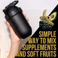 thumbnail image 2 of ShakeSphere Tumbler VIEW: Protein Shaker Bottle with Side Window, 24oz, Pearl White, 2 of 7