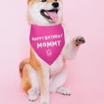thumbnail image 4 of Happy Birthday Mommy Red Dog Bandana Triangle Dog Scarf Decorations Accessories for Dogs Pets Cat Pet Scarves for Dog Lovers Owner Gift Pet Lover Gifts, navy pink, 4 of 6