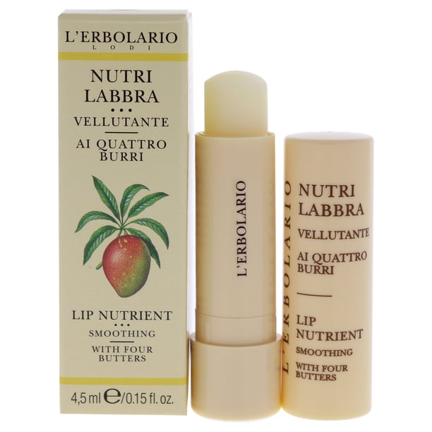 Bálsamo Labial Nutriente LErbolario Cuatro Mantequillas 0.15oz