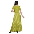 thumbnail image 4 of Moomaya Ethnic Dress For Women Printed Long Skirt And Cold Shoulder Crop Top Set, 4 of 6